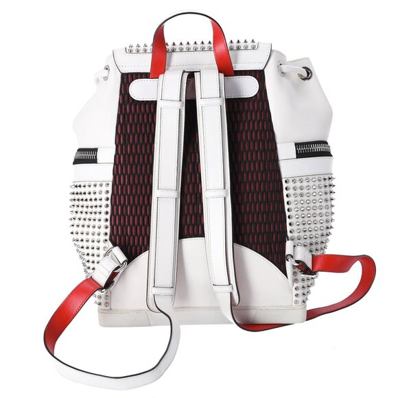 Christian Louboutin Explorafunk Backpack White Calfskin Leather main image 8